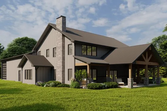 Barndominium Style House Plan - 4 Beds 3.5 Baths 2781 Sq/Ft