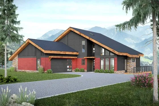 Beach Style House Plan - 3 Beds 3 Baths 2849 Sq/Ft