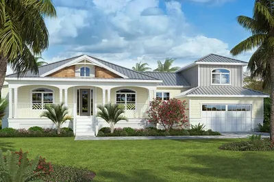 Cottage Style House Plan - 3 Beds 3 Baths 2693 Sq/Ft