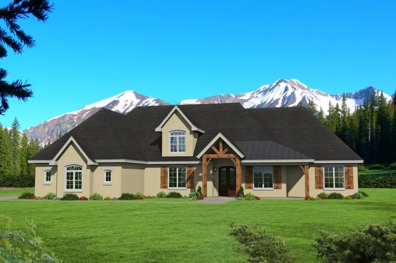 Country Style House Plan - 3 Beds 2.5 Baths 2720 Sq/Ft