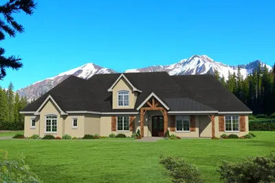 Country Style House Plan - 3 Beds 2.5 Baths 2720 Sq/Ft