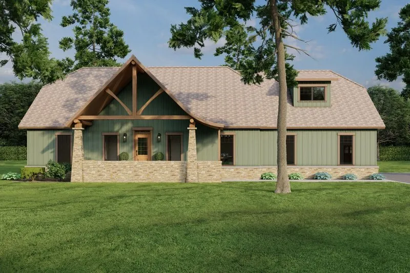 Country Style House Plan - 3 Beds 2 Baths 1982 Sq/Ft