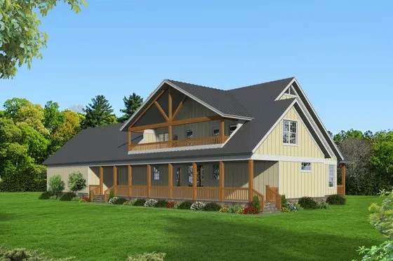 Country Style House Plan - 4 Beds 2.5 Baths 2700 Sq/Ft