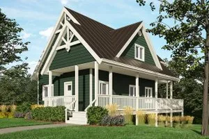 Крафтсмен‑дом 56 м², 1 спальня
