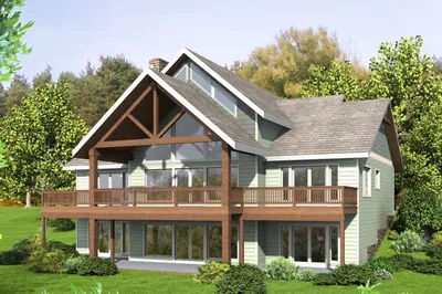 Craftsman Style House Plan - 2 Beds 3 Baths 2678 Sq/Ft