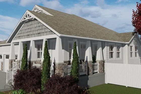 Craftsman Style House Plan - 3 Beds 2.5 Baths 2244 Sq/Ft