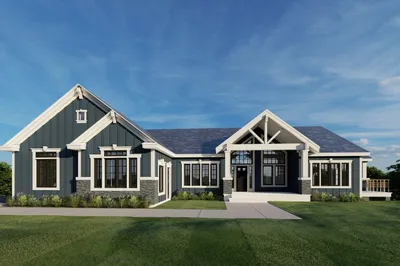 Craftsman Style House Plan - 3 Beds 2.5 Baths 2399 Sq/Ft