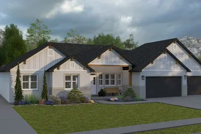 Farmhouse Style House Plan - 2 Beds 2.5 Baths 2254 Sq/Ft
