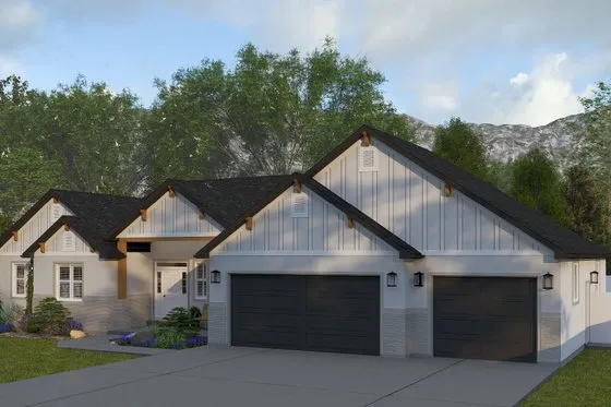 Farmhouse Style House Plan - 2 Beds 2.5 Baths 2254 Sq/Ft