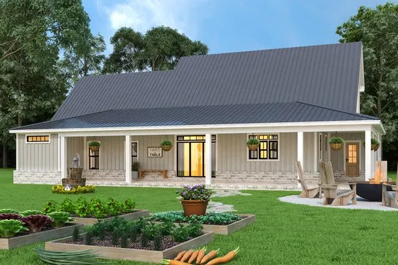 Farmhouse Style House Plan - 3 Beds 2.5 Baths 2230 Sq/Ft