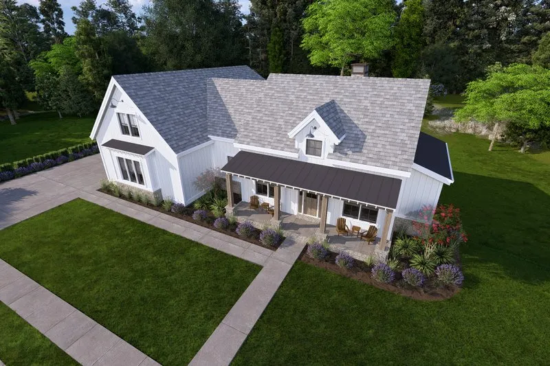 Farmhouse Style House Plan - 3 Beds 2.5 Baths 2285 Sq/Ft