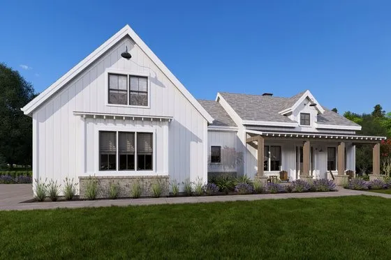 Farmhouse Style House Plan - 3 Beds 2.5 Baths 2285 Sq/Ft