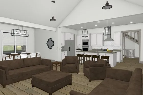 Farmhouse Style House Plan - 3 Beds 2.5 Baths 2285 Sq/Ft