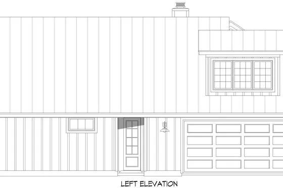 Farmhouse Style House Plan - 3 Beds 2.5 Baths 2397 Sq/Ft