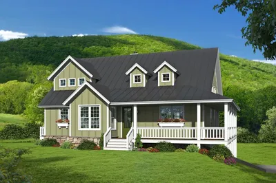 Farmhouse Style House Plan - 3 Beds 2 Baths 2200 Sq/Ft