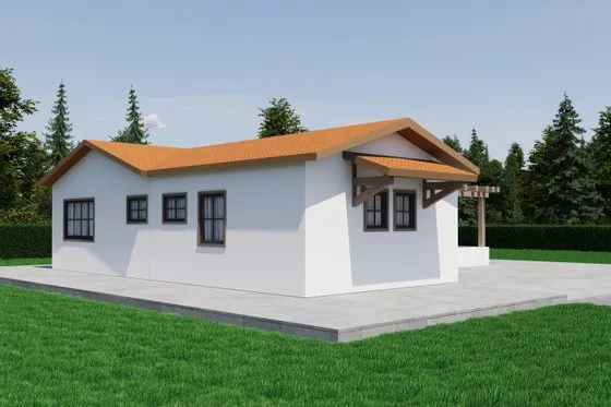 Средиземноморский дом 2 спальни 92 м²