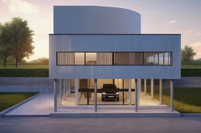 Modern Style House Plan - 3 Beds 3 Baths 2622 Sq/Ft