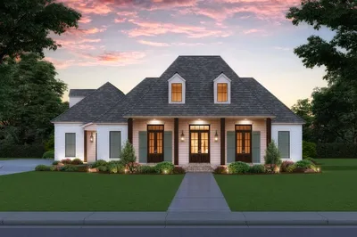 Southern Style House Plan - 4 Beds 4 Baths 2863 Sq/Ft