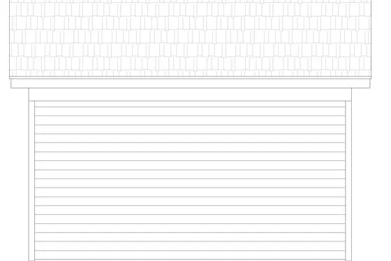 Традиционный одноэтажный дом 40 м²
