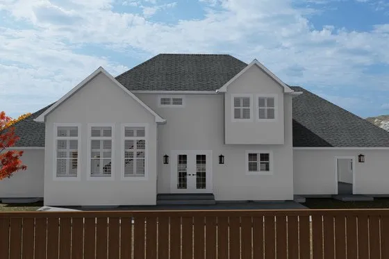 Traditional Style House Plan - 3 Beds 2.5 Baths 2084 Sq/Ft