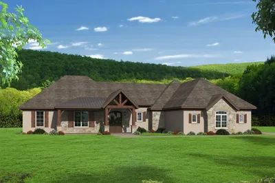 Traditional Style House Plan - 3 Beds 2.5 Baths 2816 Sq/Ft