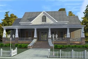 Traditional Style House Plan - 4 Beds 4 Baths 2867 Sq/Ft