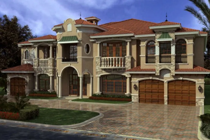 Особняк в средиземноморском стиле, 732 м²