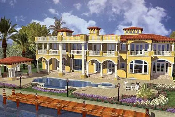 Особняк в средиземноморском стиле, 733 м²