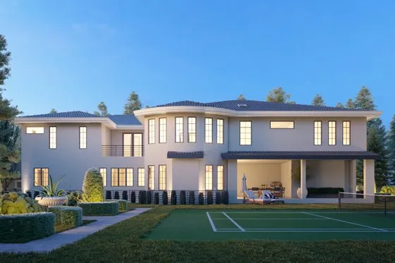 Особняк в средиземноморском стиле, 869 м²