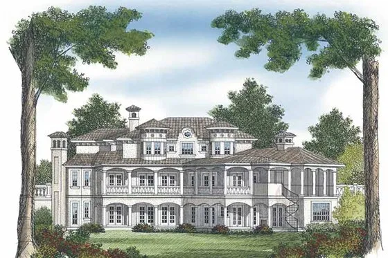 Особняк в средиземноморском стиле, 897 м²