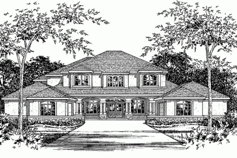 Вилла в средиземноморском стиле, 458 м²