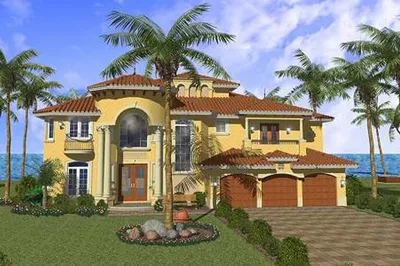 Вилла в средиземноморском стиле, 466 м²
