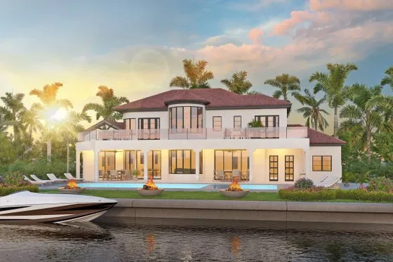 Вилла в средиземноморском стиле, 470 м²
