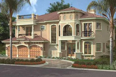Вилла в средиземноморском стиле, 480 м²
