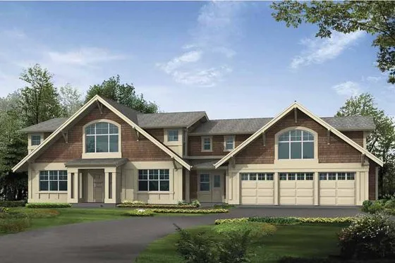 Вилла в стиле крафтсман, 416 м²
