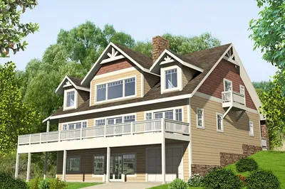 Вилла в стиле крафтсман, 433 м²