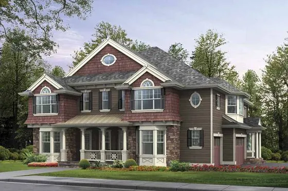 Вилла в стиле крафтсман, 455 м²