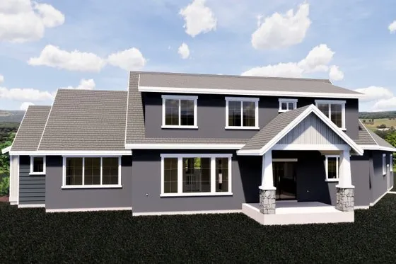 Вилла в стиле крафтсман, 475 м²