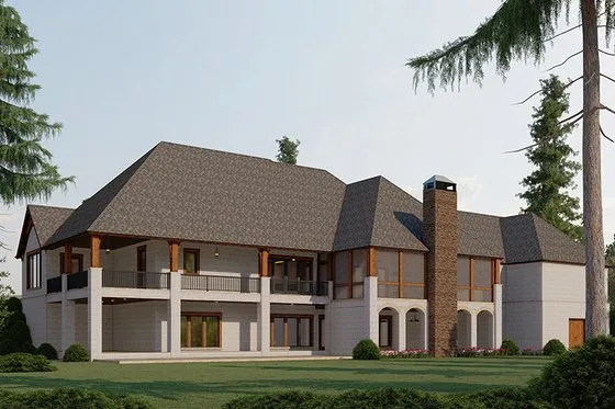 Вилла в стиле крафтсман, 496 м²